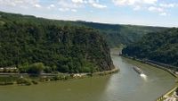 Blick auf Loreley oben